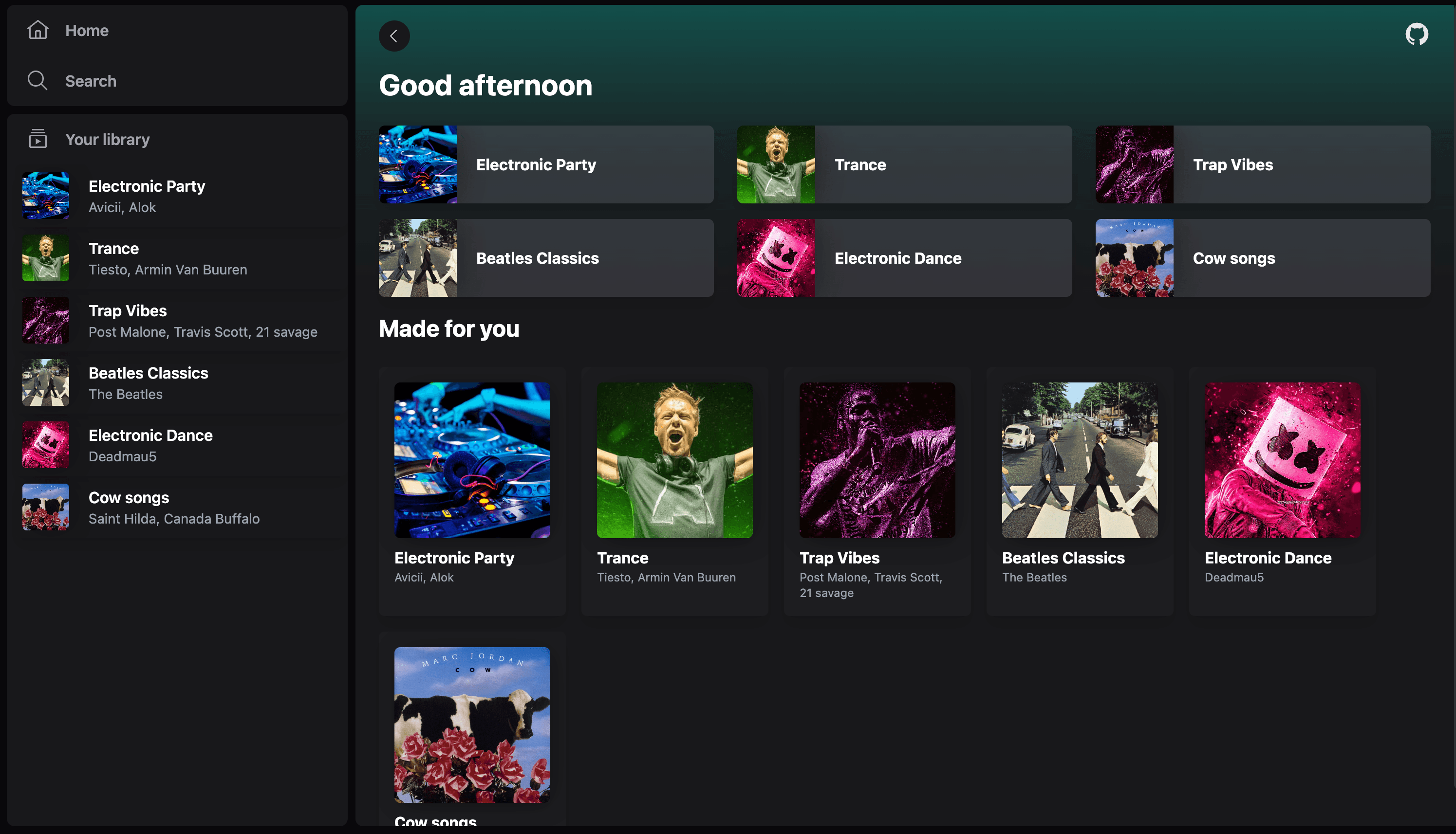 Spotify Astro view transitions